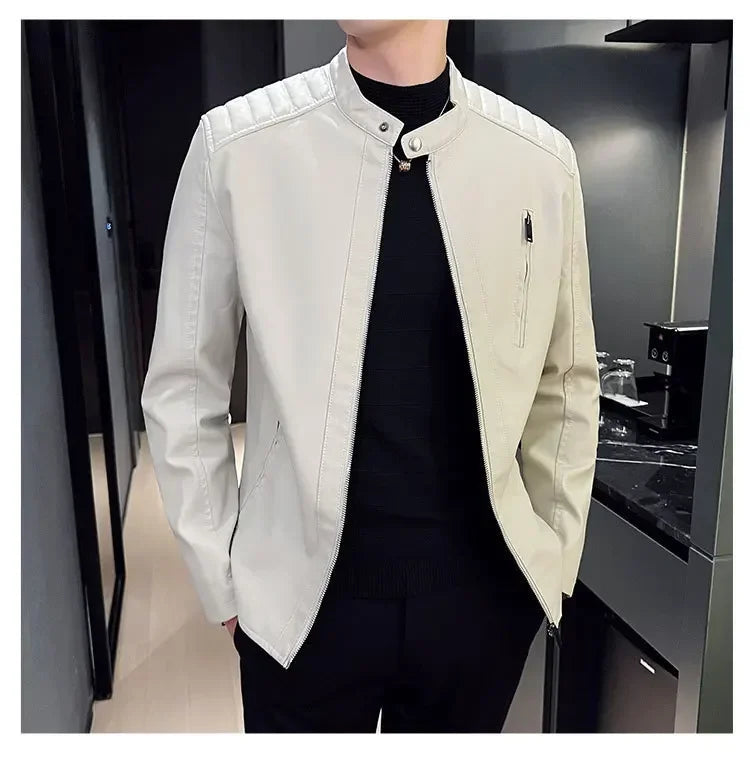 Antonio | Chaqueta de cuero elegante