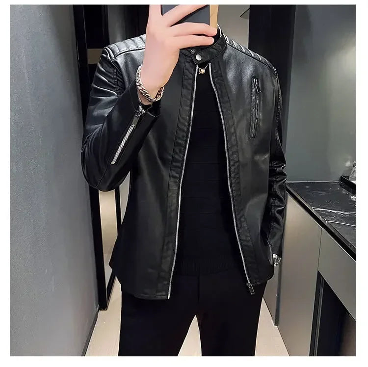 Antonio | Chaqueta de cuero elegante