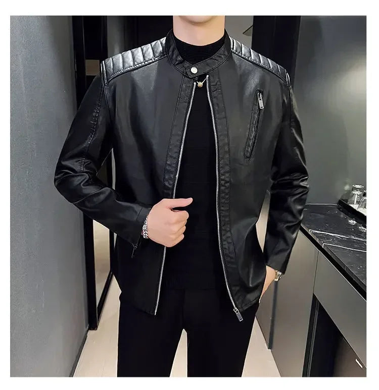 Antonio | Chaqueta de cuero elegante