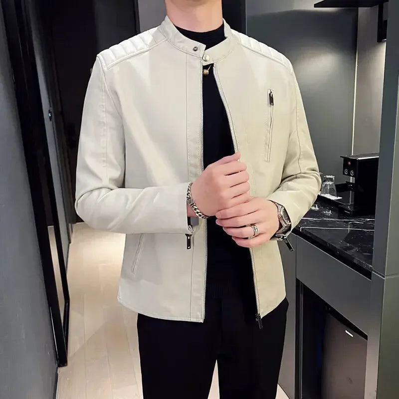 Antonio | Chaqueta de cuero elegante