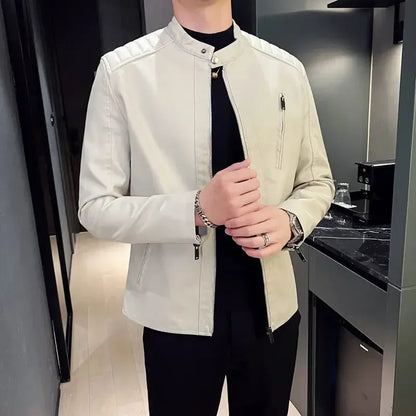Antonio | Chaqueta de cuero elegante