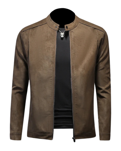 Pedro | Chaqueta de Cuero de Alta Calidad