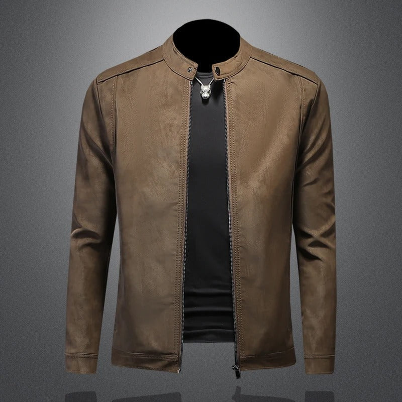 Pedro | Chaqueta de Cuero de Alta Calidad