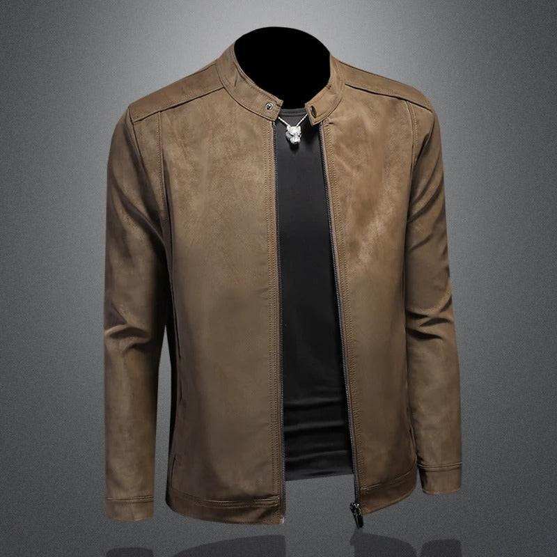 Pedro | Chaqueta de Cuero de Alta Calidad