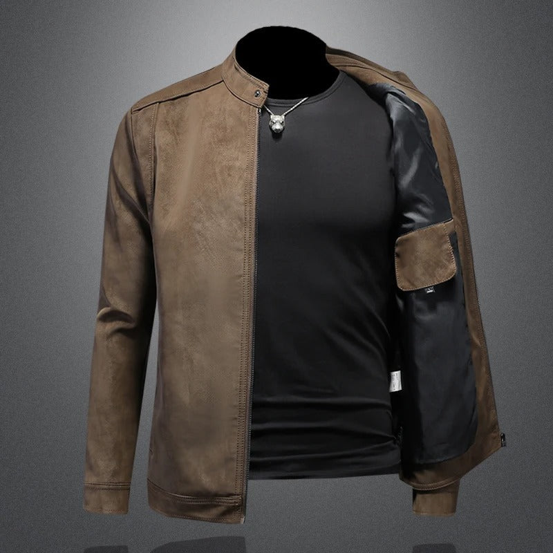 Pedro | Chaqueta de Cuero de Alta Calidad